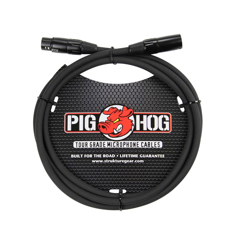 Pig Hog PHM6 8 mm Microphone Cable, 6 ft. XLR-accessories-Pig Hog Cables- Hermes Music